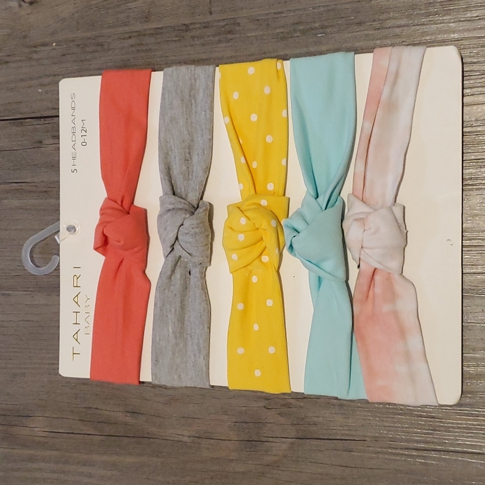 🧡 Tahari Baby | Baby Girl Headbands | 0-12 Months | NWT